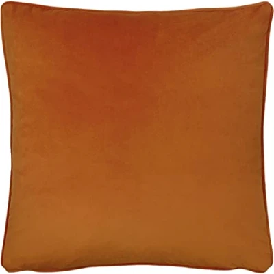 Image of Evans Lichfield Opulence Cushion Cover, Tangerine, 55 x 55cm