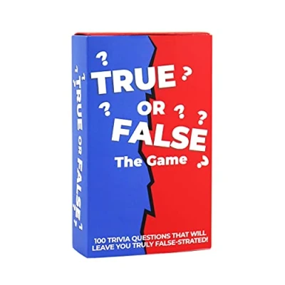 Image of Gift Republic True Or False Trivia 100 Questions Card Game, Multicoloured, GR490115