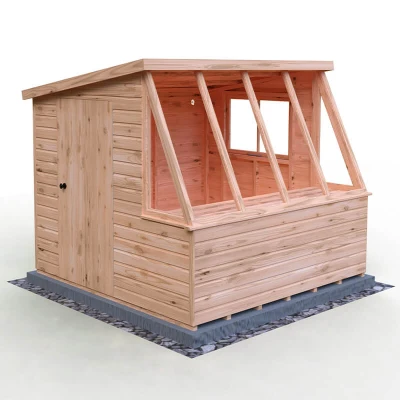 Image of 8&#039; x Shire Iceni Pent Potting Shed (2.5m 2.5m)