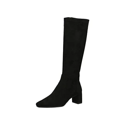 Image of Caprice Women&#039;s 9 25517 29 Mid Calf Boot, Black Stretch, 6 UK
