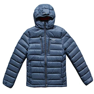 Image of Hackett Men Aston Martin Racing Light Weight Duck Down Jacket, Body Wamer S XXL (M, Navy)