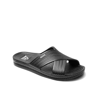 Image of Reef Water X Badelat Pool slides, Women&#039;s, Size: 3, Black Soft synthetic