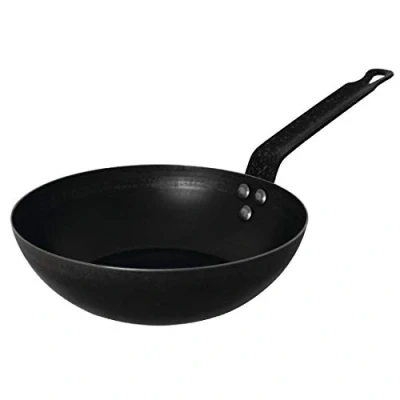 Image of Vogue GG722 Black Iron Wok, 280 mm