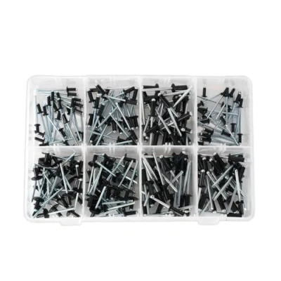 Image of Sealey Rivet Assortment 200pc Black Anodised