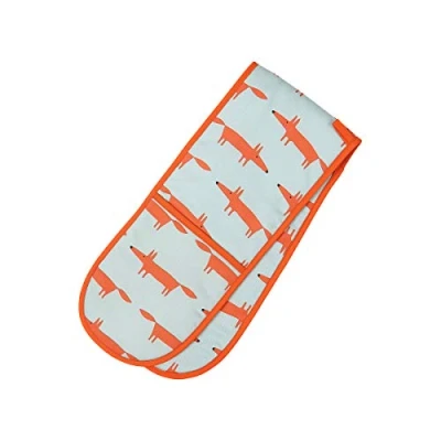 Image of Scion Living Mr Fox Double Oven Glove Blue