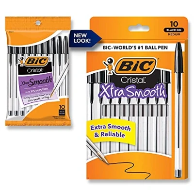 Image of Bic MSP101 BLA Cristal Extra Smooth Pens, Multi Colour