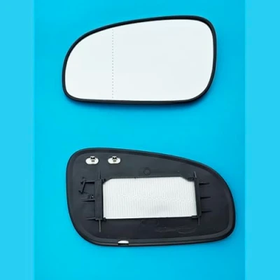 Image of Door Wing Mirror Glass Fits to VOLVO S60(2000 2003),S80(1998 2004), V70(2000 2004) With Base Left Hand Passenger Side