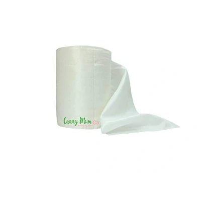Image of CannyMum Bamboo Nappy Liners &amp; Dry Wipes, 200 Large Sheets, Chemical Free, Biodegradable, Compostable