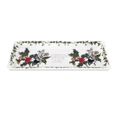 Image of Portmeirion The Holly &amp; Ivy Rectangle Sandwich Tray
