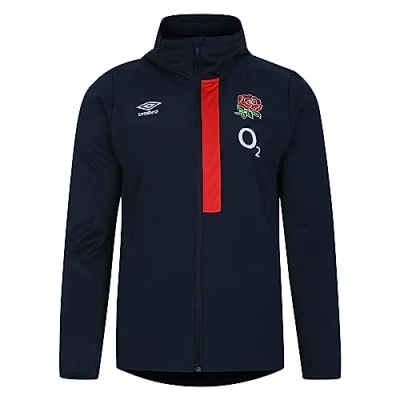 Image of 2023 2024 England Rugby Hooded Jacket (Navy), Medium 38 40&quot; Chest