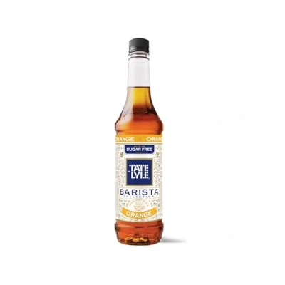 Image of Tate &amp; Lyle Sugar Free Orange Syrup Kosher Certified and Allergen Free, Vegan Vegetarian Friendly Syrup, Cold Drinks, Hot Drinks 1L