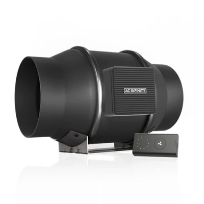 Image of AC Infinity CLOUDLINE S6, Quiet 6 Inline Duct Fan with Speed Controller Ventilation Exhaust for Heating Cooling Booster, Grow Tents, Hydroponics