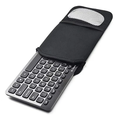 Image of Wommty Neoprene Dust Cover Carrying Case Protector Sleeve Skins Pouch Bags for Apple Wireless Bluetooth Keyboard MC184LL/B MC184CH and MLA22LL/A Logitech Easy Switch K810 / K811