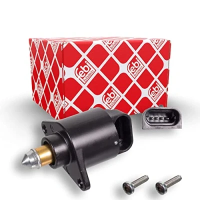Image of 19206W, 19206WSK Idle Control Valve FEBI BILSTEIN 103049 Electric with bolts/screws PEUGEOT: 106 II Hatchback, 206 306 Saloon
