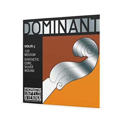 Image of Thomastik Single string for Violin 4/4 Dominant G Synthetic Core, Silver Wound, Medium