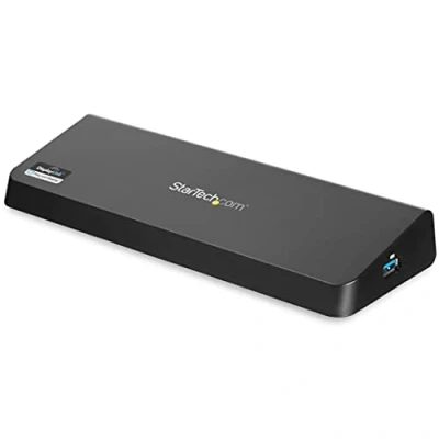 Image of StarTech.com USB 3.0 Docking Station Dual Monitor with HDMI &amp; 4K DisplayPort to 4x A, Ethernet, and DP Type A Universal Laptop for Mac Windows (USB3DOCKHDPC)