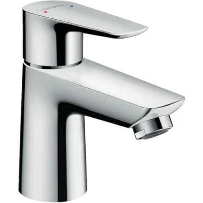 Image of hansgrohe Talis E Single lever basin tap 80 with pop up waste, chrome 71700000