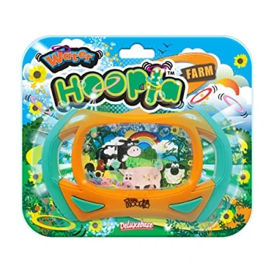 Image of Water Hoopla Farm from Deluxebase. Farmyard Animal Retro Handheld Game. Ring toss hand held arcade game for kids and adults