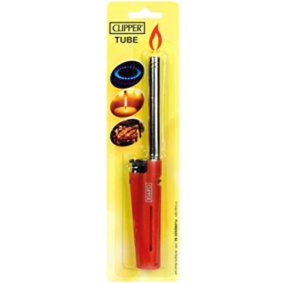 Image of 1 X CLIPPER TUBE LONG REFILLABLE LIGHTER FOR OVEN BBQ COOKERS CANDLES FIRES