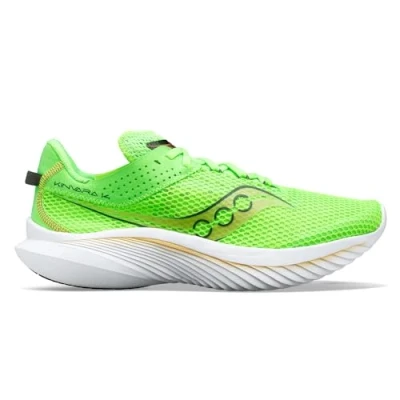 Image of Saucony Men&#039;s Kinvara 14 Sneaker, Slime/Gold, 13