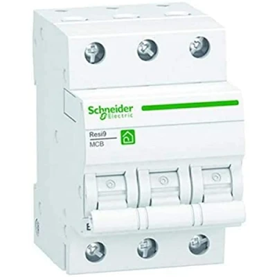 Image of Schneider Electric R9F23332 SCHN Resi9 3P B32A Circuit Breaker Characteristics 6kA, White, Nennstrom 32A