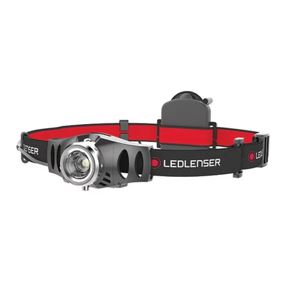 Image of Ledlenser H3.2 Headlamp LED, focusable, slewable, 120 lumens, dimmable, long distance beam 100 m, 3xAAA battery powered, incl. batteries, Headlamp, Black
