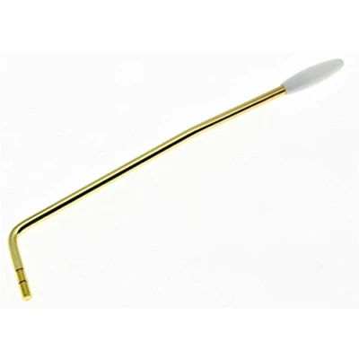 Image of KAISH Mexico Standard ST Strat Style Guitar Tremolo Trem Arm Whammy Bar for Strat/Stratocaster Gold with White Tip