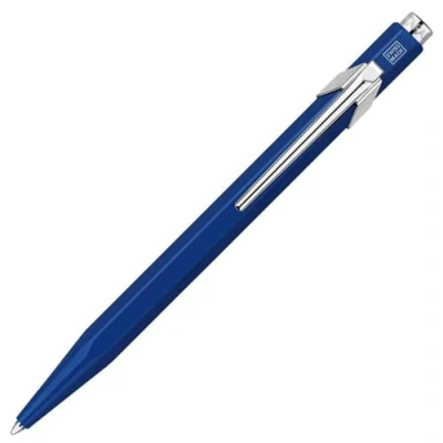 Image of Caran d&#039;Ache 849 Metal Range Ball Pen Sapphire Blue, inchiostro blu