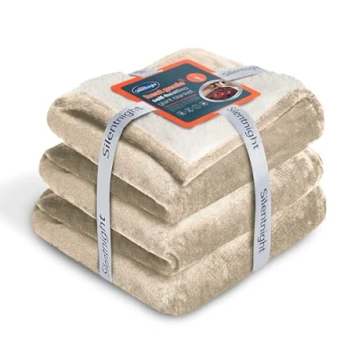 Image of Silentnight Heat Genie Blanket 180 X 240cm Natural