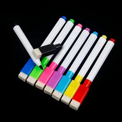 Image of MDYNI 8 Pack Whiteboard Markers Erasable Magnetic White Board Pens Dry Wipe for Office School Stationery Supplies