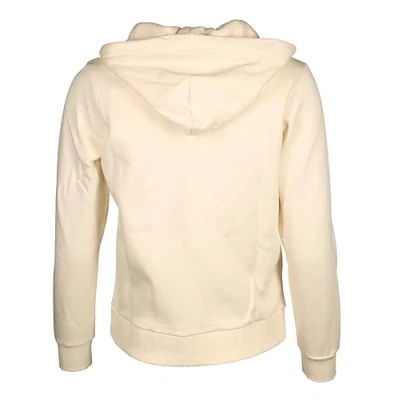 Image of GANT Tonal Shield ZIP Hoodie Zipup sweatshirt, Women&#039;s, Size: Medium, Beige