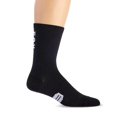 Image of Fox Racing 8&quot; Ranger Sock, Windbreaker, Men&#039;s, BLACK, S M