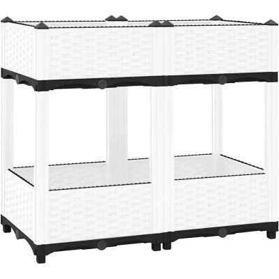 Image of vidaXL Raised Bed 80x40x71 cm Polypropylene