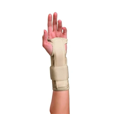 Image of Mueller Wrist Stabilizer, Small/Medium, Beige, 1 Count Package
