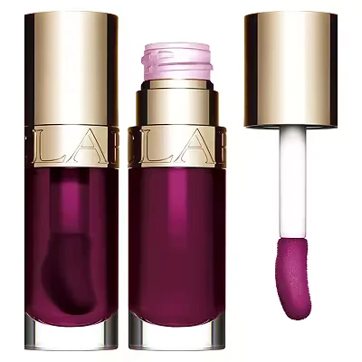 Image of Clarins Lip Comfort Oil 10 Plum 7ml