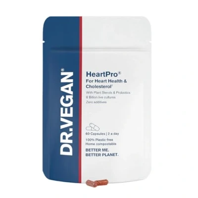 Image of DR.VEGAN HeartPro Plant Sterols Live Bacteria Supports a Healthy Heart 30 Day Supply