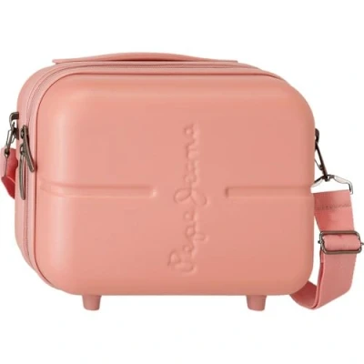 Image of Pepe Jeans Highlight Adaptable Toiletry Bag with Shoulder Pink 29 x 21 15 cm Rigid ABS 9.14L