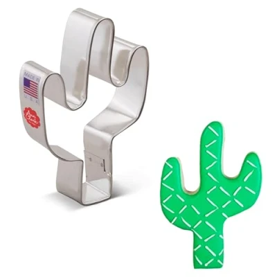 Image of Cactus Premium Cookie Cutter 10.4 cm, Made in USA by Ann Clark
