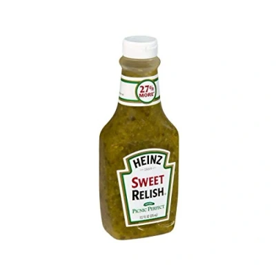 Image of Heinz Sweet Relish, .7 Ounce Bottles (Pack of 12)