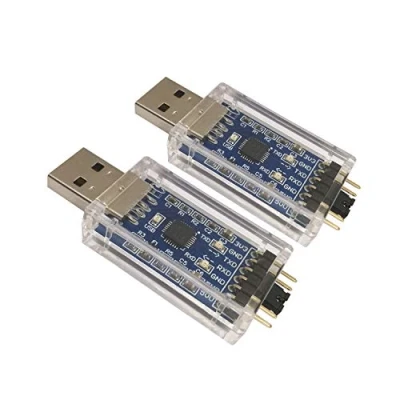 Image of DSD TECH 2PCS USB to TTL Serial Adapter with CP2102 Chip Compatible Windows 7,8,10,linux,Mac OS X