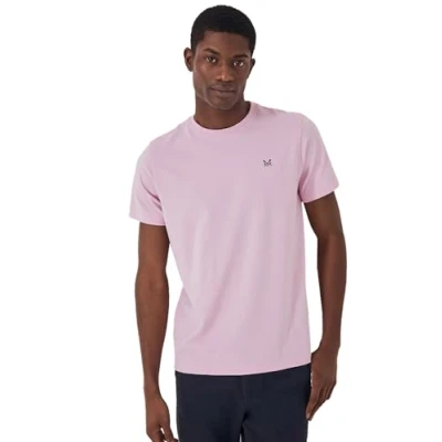 Image of Crew Clothing Mens Classic T Shirt M Pink