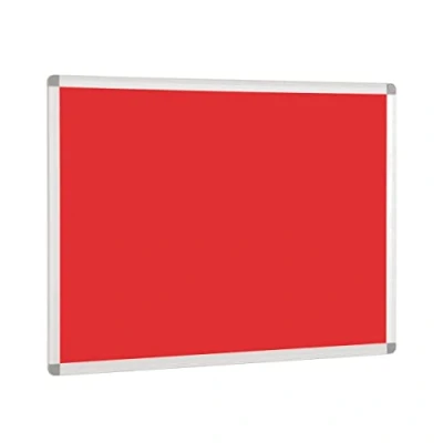Image of Aluminium Framed Notice Boards 1200mm x 900mm Red