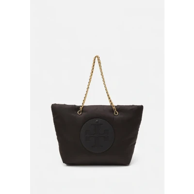 Image of Tory Burch ELLA Puffy Chain Tote bag, Women&#039;s, Size: One Size, Black