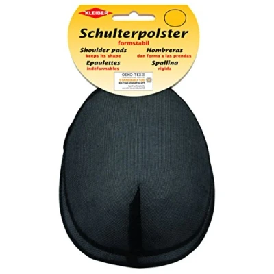 Image of Kleiber Raglan Shoulder Pads, Polyamide 50% Polyurethane, Black, 13,5 x 11 3 cm