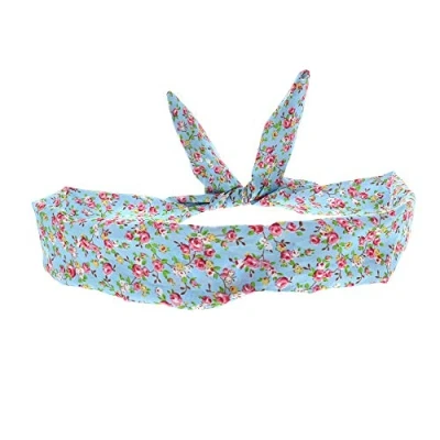 Image of Zac&#039;s Alter Ego Floral Print Vintage Style Wire Headband