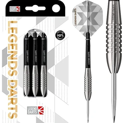 Image of Legend Darts D2874 Pro Series Bullet Ringed Premium 90% Tungsten Steel Tip Dart Set 25g