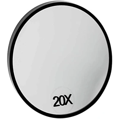 Image of ARASO UK LTD ARAZO ® 20X Magnifying Mirror Eye Makeup Professional Pocket Vanity Eyebrow Tweezing