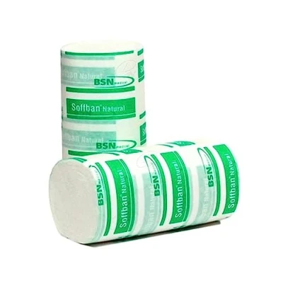 Image of BSN Medical 71473 00 Soffban Natural Viscose Cast Padding Bandage, 7.5cm x 2.7m, Pack of 12, Multi