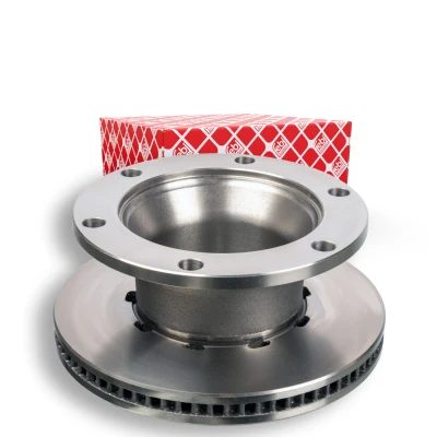 Image of 5010422263, 7421866443 Brake disc FEBI BILSTEIN 27510 Rear Axle 330mm 34mm 6 245mm internally vented Coated