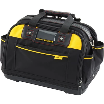 Image of Stanley Fatmax FMST1 73607 Dual Access Bag, 43 x 28 30 cm, Black, Yellow